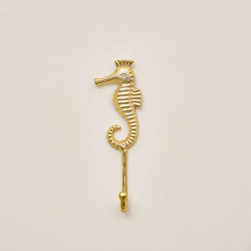 Gold Seahorse Wall Hook