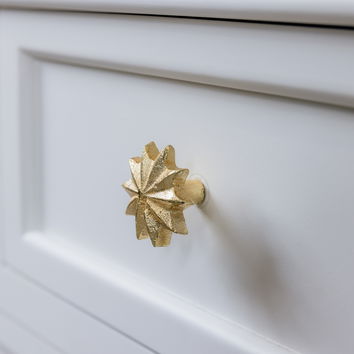 Gold Star Shaped Drawer Knob