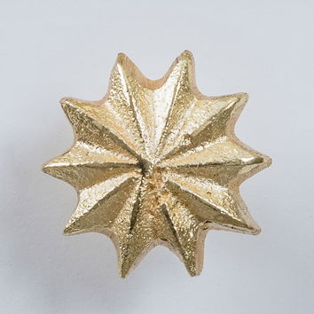 Gold Star Shaped Drawer Knob