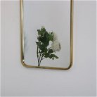 Gold Thin Framed Wall Mirror 38cm x 76cm