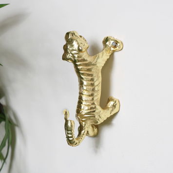 Gold Tiger Wall Hook