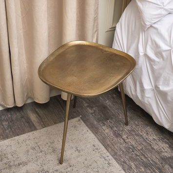 Gold Tripod Side Table