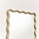 Gold Wave Framed Wall Mirror 50cm x 40cm