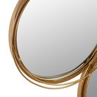 Gold Wire Multi Circle Wall Mirror 54cm x 100cm