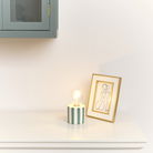 Green Cabana Stripe LED Desk Lamp 18cm