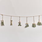 Green & White Winter Garland / Table Scatters - 120cm