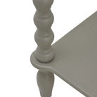 Grey Bobbled 2 Drawer Console Table/Sideboard