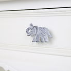 Grey Elephant Drawer Knob