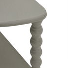 Grey Half Moon Bobbled Freestanding Shelving Unit