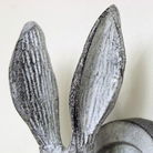 Grey Hare Head Coat Hook 8.5cm x 13cm