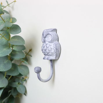 Grey Owl Wall Hook