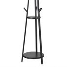 Black Tall Metal Coat Stand