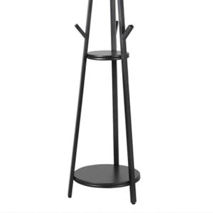 Grey Tall Metal Coat Stand