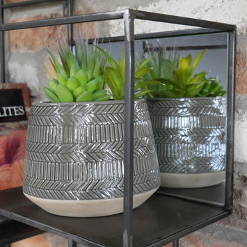 Industrial Multi Mirrored Shelf Wall Unit