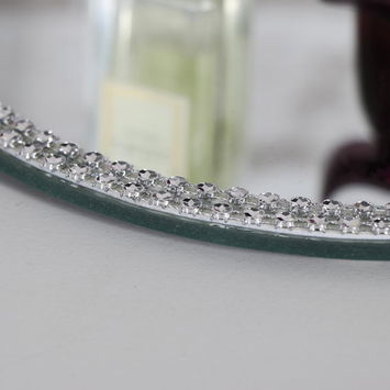 Jewelled Mirrored Display Plate