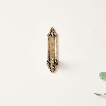 Antique Brass Gold Door Key Wall Hook