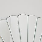 Frameless Arched Art Deco Wall Mirror 88cm x 45cm