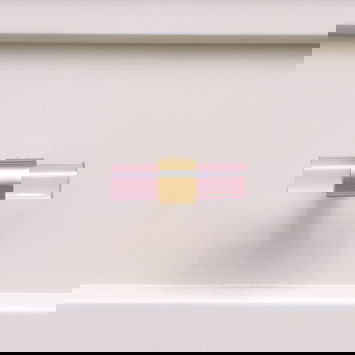 Gold & Pink Acrylic T-Bar Shaped Drawer Handle