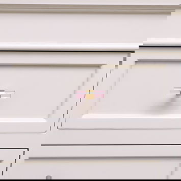 Gold & Pink Acrylic T-Bar Shaped Drawer Handle