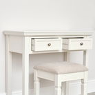Ivory 2 Drawer Console / Dressing Table - Daventry Ivory Range