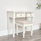 Ivory 2 Drawer Console / Dressing Table - Daventry Ivory Range
