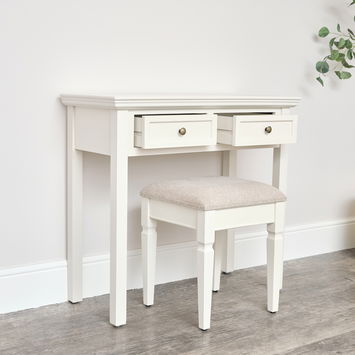 Ivory 2 Drawer Console / Dressing Table - Daventry Ivory Range