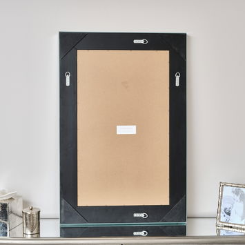 Large Frameless Bevelled Rectangular Wall Mirror 60cm x 90cm
