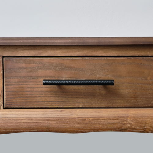 Matte Black Metal Hammered Bar Pull Drawer Handle 16cm