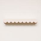 Pale Peach Scalloped Wall Storage Shelf - 61cm