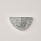 Silver Galvanised Scalloped Wall Planter