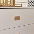 Large 3 Drawer Chest of Drawers and Pair of Bedside Tables - Elle Stone Range