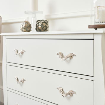 Large 3 Drawer Chest of Drawers - Elizabeth Ivory Range