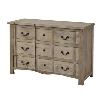 Large 3 Drawer Wooden Chest of Drawers