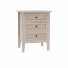 Large 6 Drawer Chest of Drawers and Pair of one Drawer Bedside Tables - Rowley Pale Cream Range