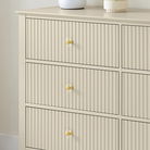 Large 6 Drawer Chest of Drawers - Hales Taupe Range