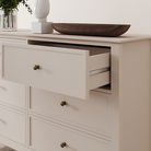 Large 6 Drawer Chest of Drawers - Rowley Pale Cream Range