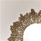 Large Antique Gold Round Sunburst Mirror - 74cm x 74cm