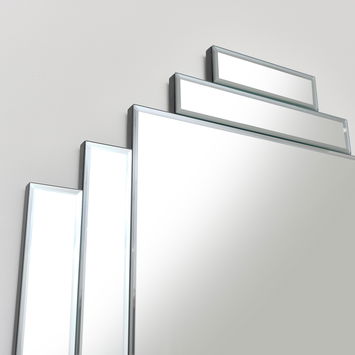 Large Art Deco Wall Mirror 56cm x 142cm