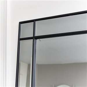 Large Black Framed Wall / Leaner Mirror 80cm x 180cm 