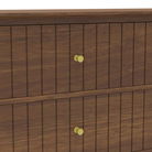 Large Chest of Drawers and Pair of Bedside Tables - Hales Dark Wood Range