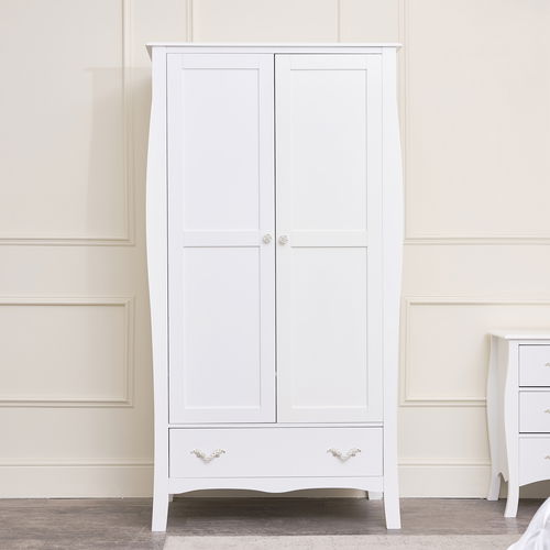 Large Double Wardrobe - Elizabeth White Range