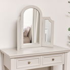 Large Dressing Table, Mirror & Stool Set - Daventry Taupe Range