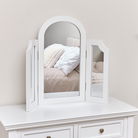 Large Dressing Table, Mirror & Stool Set - Daventry White Range