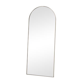 Large Gold Arched Leaner Mirror 150cm x 60cm