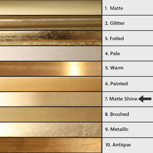 Large Gold Arched Leaner Mirror 150cm x 60cm