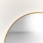 Large Gold Arched Wall / Leaner Mirror - 180cm x 80cm