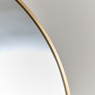 Large Gold Arched Wall / Leaner Mirror - 180cm x 80cm