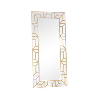 Large Gold Art Deco Framed Mirror 70cm x 150cm