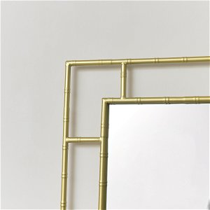 Large Gold Framed Wall Mirror 120cm x 60cm