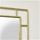 Large Gold Bamboo Framed Wall Mirror 120cm x 60cm